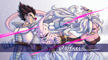 DBFZ: Base Vegeta / Kid Buu / Android 21