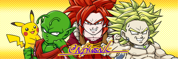 DBFZ: Gogeta / Piccolo / Z Broly + Pikachu